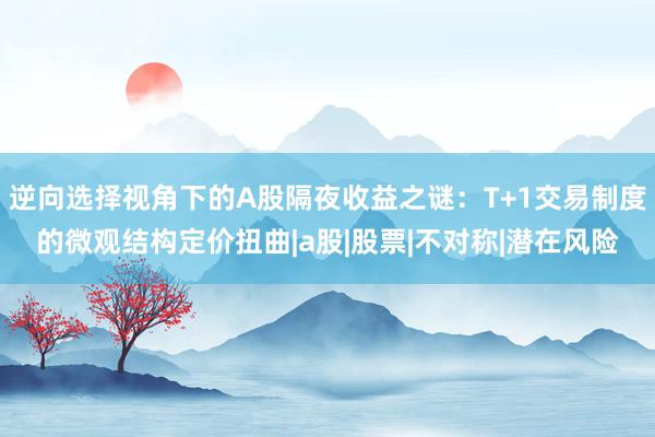 逆向选择视角下的A股隔夜收益之谜：T+1交易制度的微观结构定价扭曲|a股|股票|不对称|潜在风险