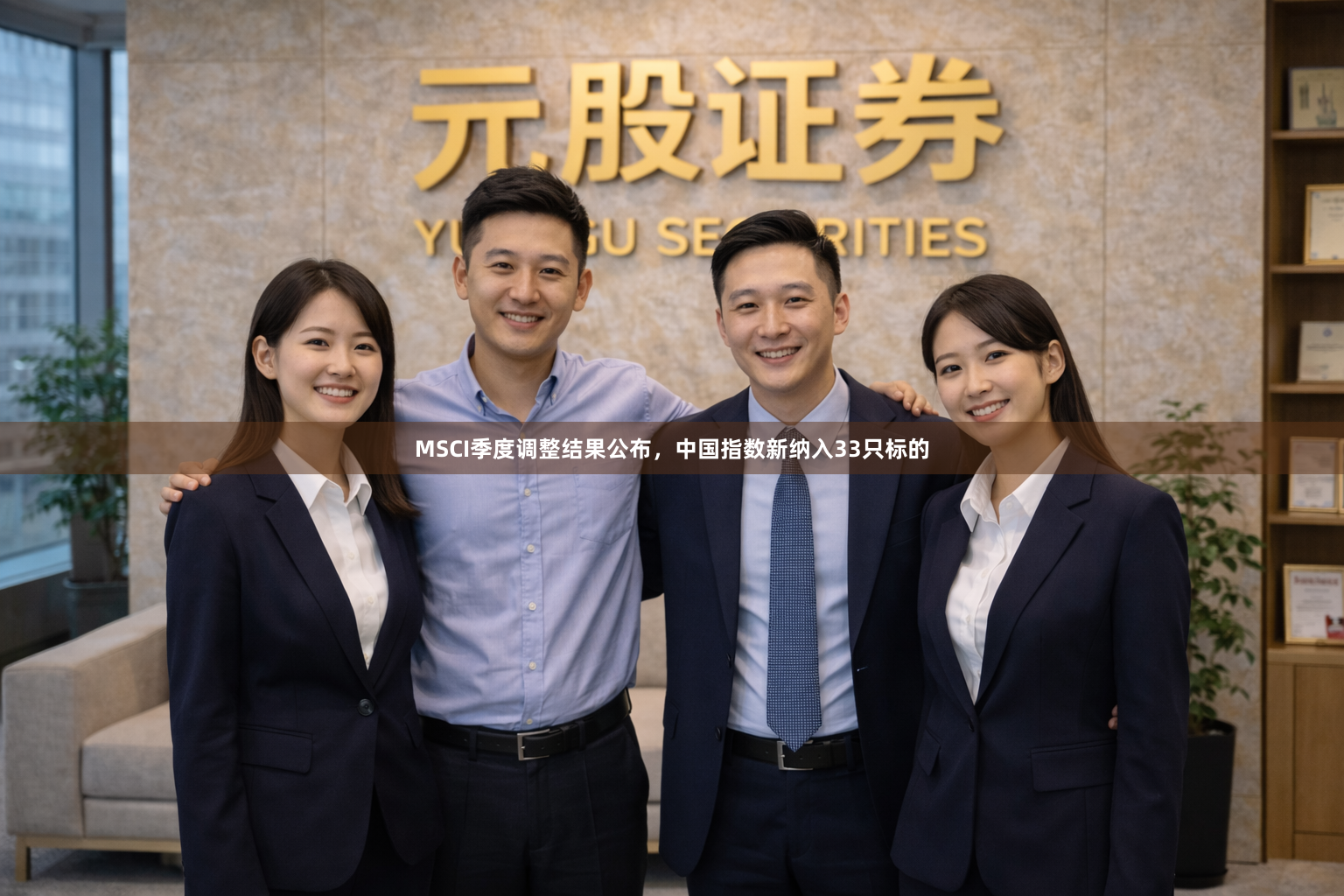 MSCI季度调整结果公布，中国指数新纳入33只标的