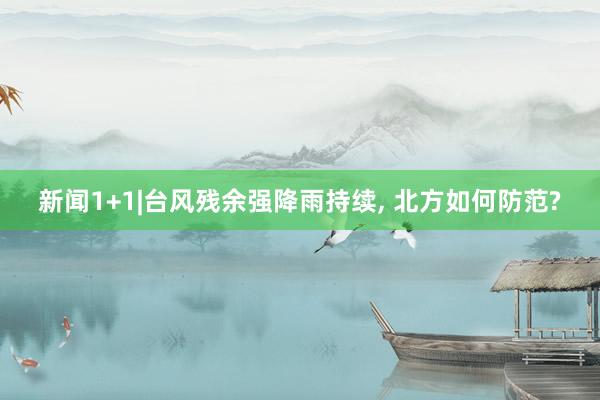 新闻1+1|台风残余强降雨持续, 北方如何防范?