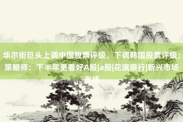 华尔街巨头上调中国股票评级，下调韩国股票评级；策略师：下半年更看好A股|a股|花旗银行|新兴市场