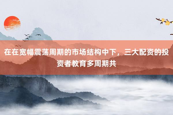 在在宽幅震荡周期的市场结构中下，三大配资的投资者教育多周期共