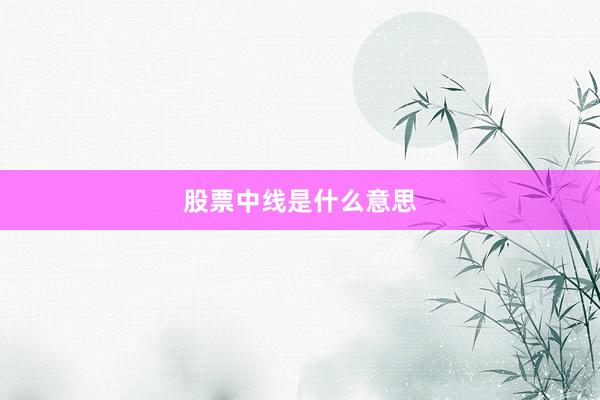 股票中线是什么意思